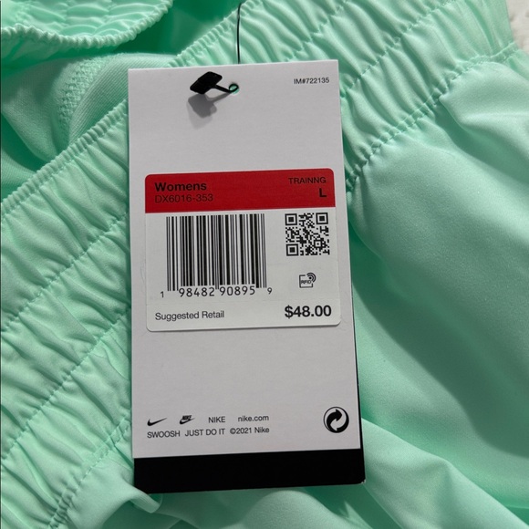 Nike Women’s Training 3” Dri-Fit 2-in-1 Loose Shorts Size Large - Picture 6 of 6